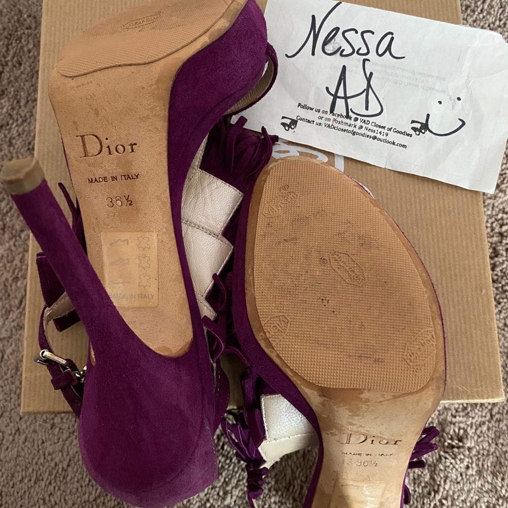 Dior Suede Sandals - Picture 2 of 5